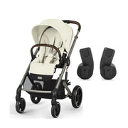 Cybex Balios S Lux Bebek Arabası Taupe Seashell Beige Adaptör Hediyeli