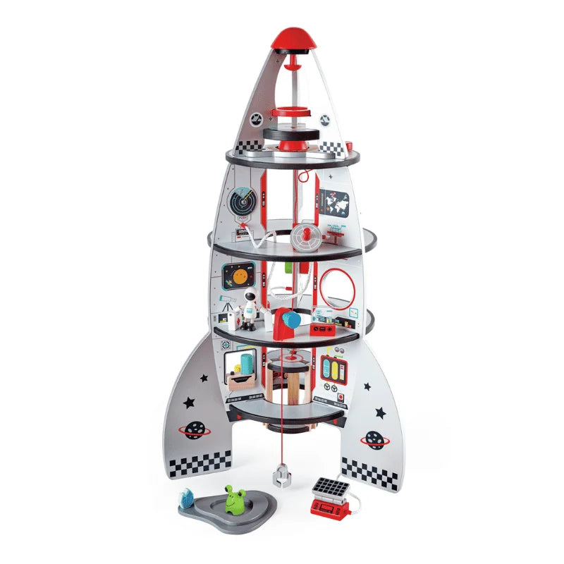 Hape Dört Aşamalı Roket Gemisi - Eğitici Oyuncak