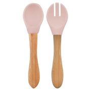 OiOi Mama Kaşık Çatal Pinky Pink