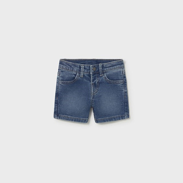 Mayoral Yazlık Erkek Bebek Denim Bermuda Şort Mavi