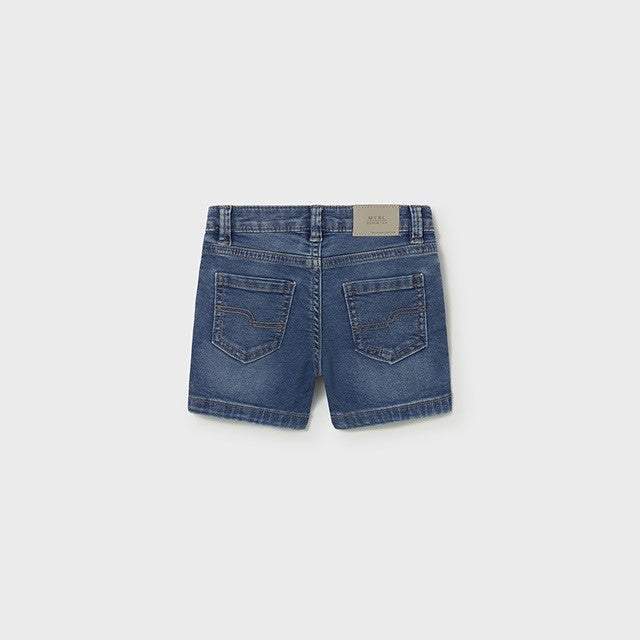 Mayoral Yazlık Erkek Bebek Denim Bermuda Şort Mavi