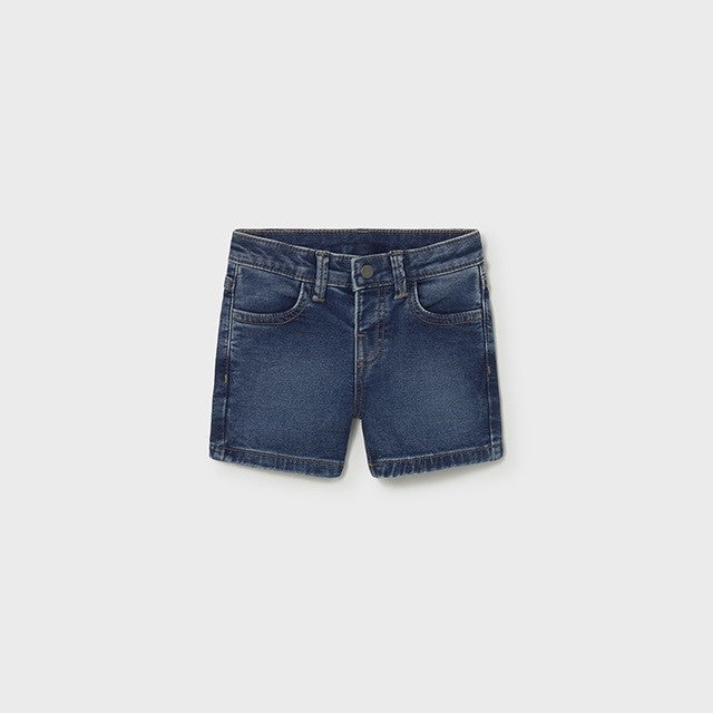 Mayoral Yazlık Erkek Bebek Denim Bermuda Şort Lacivert