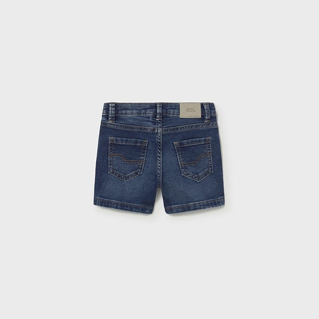 Mayoral Yazlık Erkek Bebek Denim Bermuda Şort Lacivert