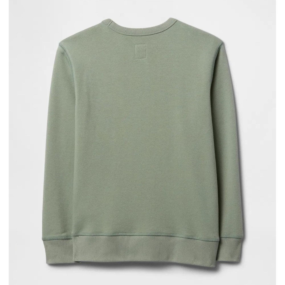 GAP Erkek Çocuk Logolu Sweatshirt Yeşil