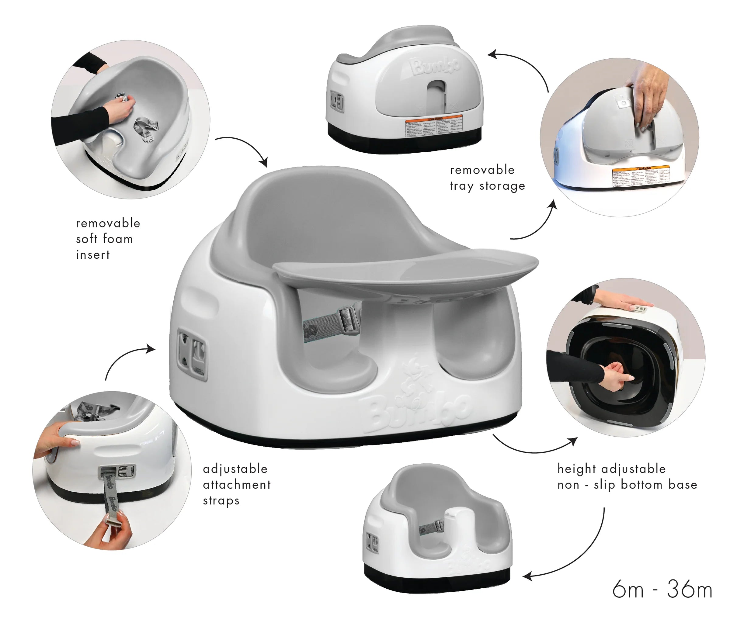 Bumbo Multi Seat Çok Amaçlı Bebek Koltuğu (Sage)