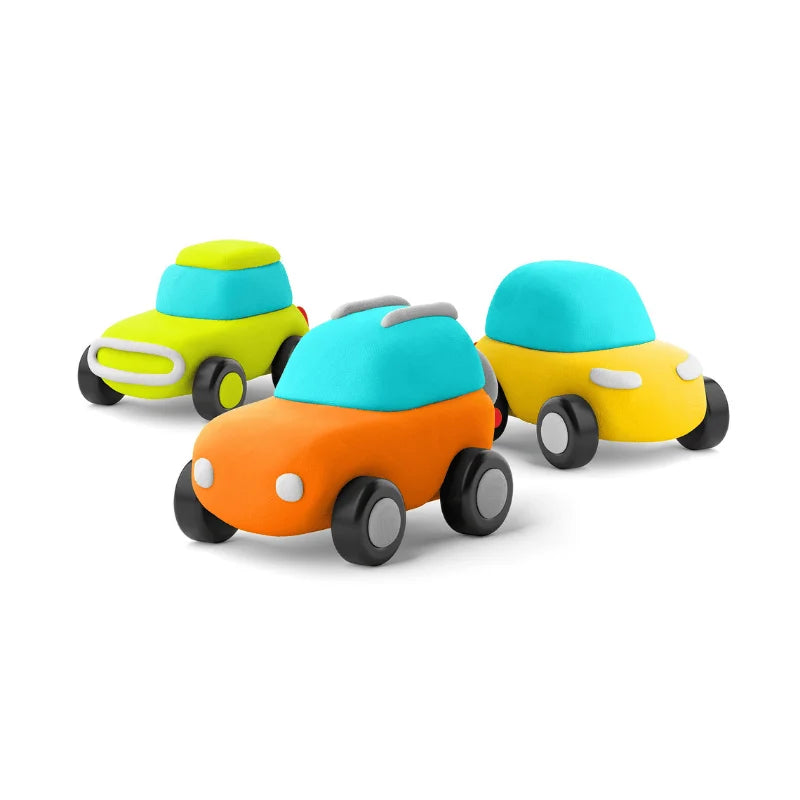 Hey Clay Yaratıcı Kil Seti -Eco Cars - Eğitici Oyuncak - Görsel 2