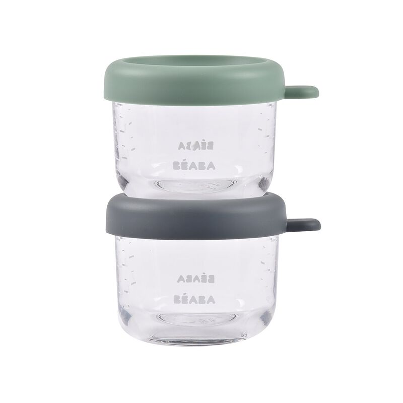 Beaba Bebek Cam Mama Kavanozu 2'li Set 150 ml - Sage Green