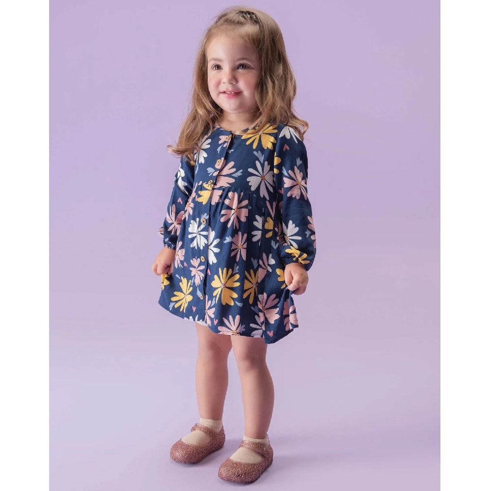 Mini Melissa Bebek Babet Campana Papel Mor