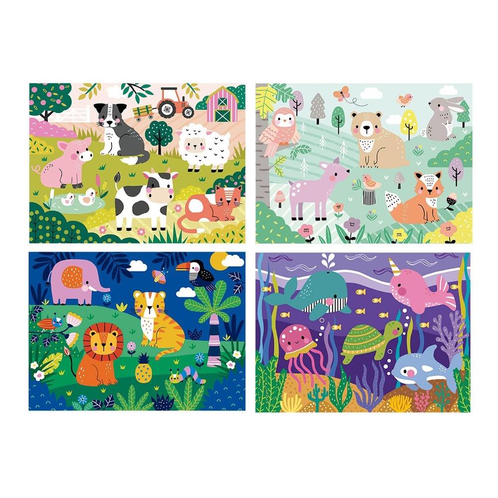 Auzou My 4 Progressive Jigsaw Puzzles STD - Eğitici Oyuncak - Görsel 2