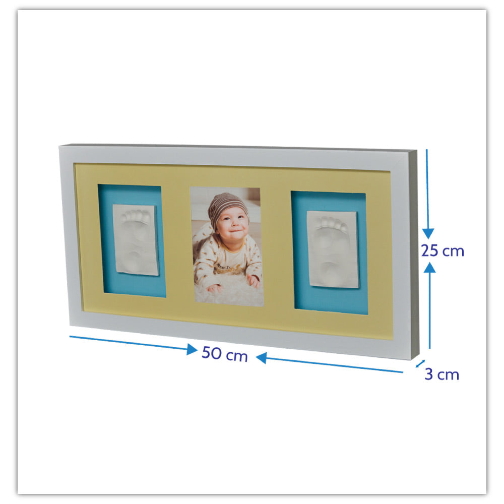 Baby Memory Prints Trio Çerçeve Beyaz STD