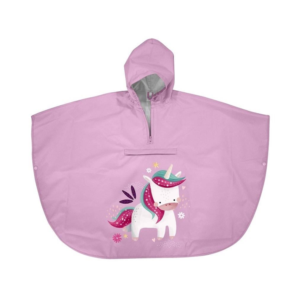 Sassi Çocuk Panço Yağmurluk - Sevimli Unicorn - Rüzgarlık - Görsel 2