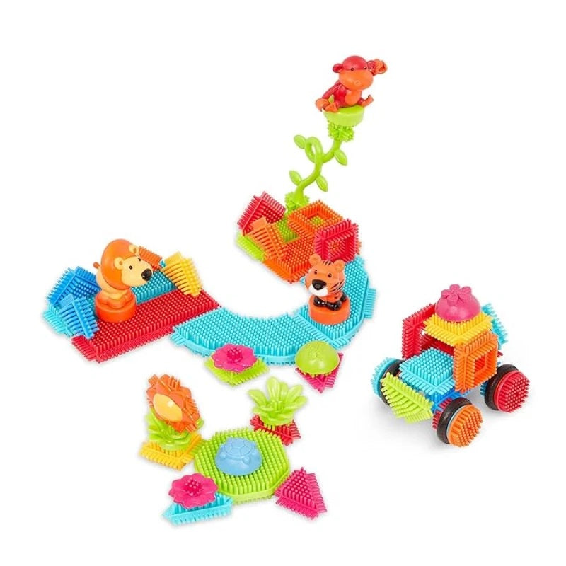 Bristle Blocks Yapı Oyuncakları - Orman - 54 Parça 2 Yaş+ - Eğitici Oyuncak - Görsel 2
