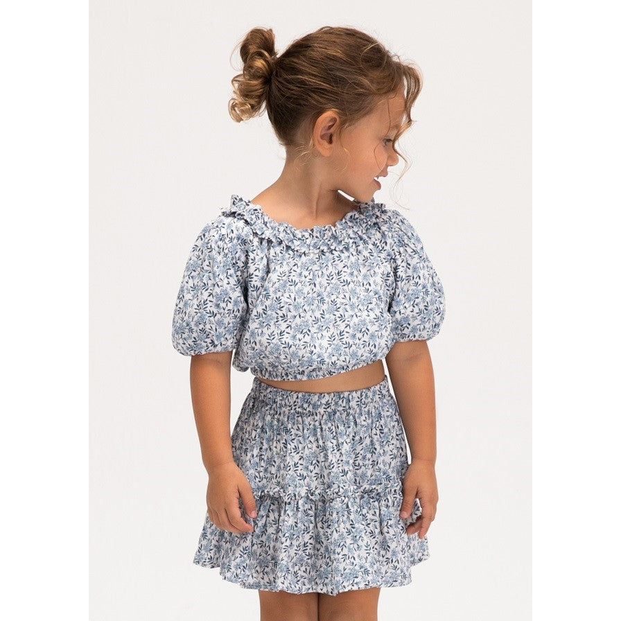 Mayoral Yazlık Kız Etek Mavi