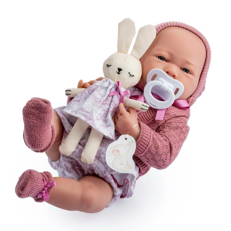 Berenguer Oyuncak Bebek 38 cm - Pembe Hırka ve Tavşanlı