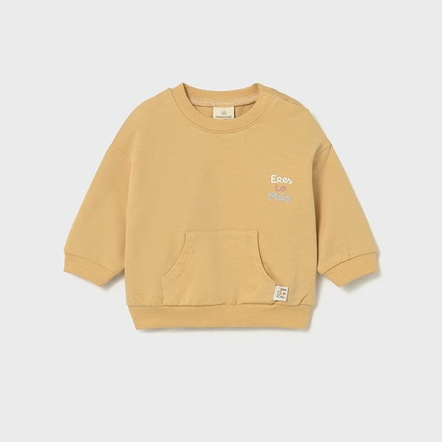 Mayoral Yazlık Bebek Sweatshirt Sarı