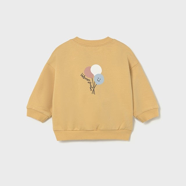 Mayoral Yazlık Bebek Sweatshirt Sarı