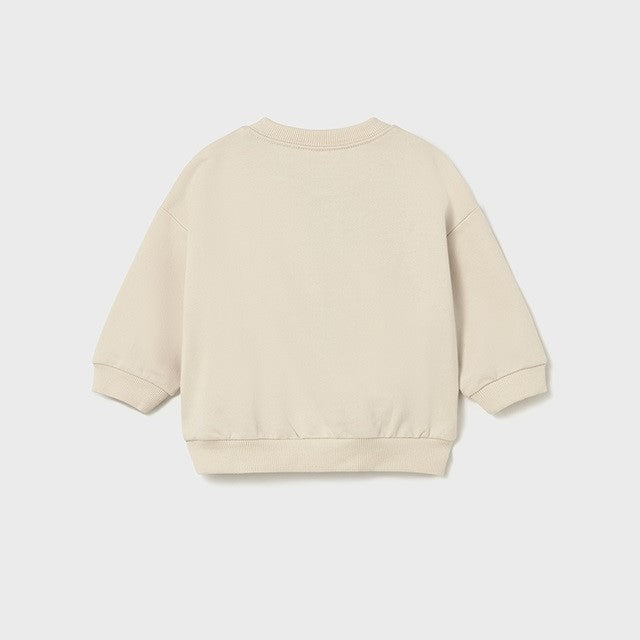 Mayoral Yazlık Bebek Sweatshirt Bej