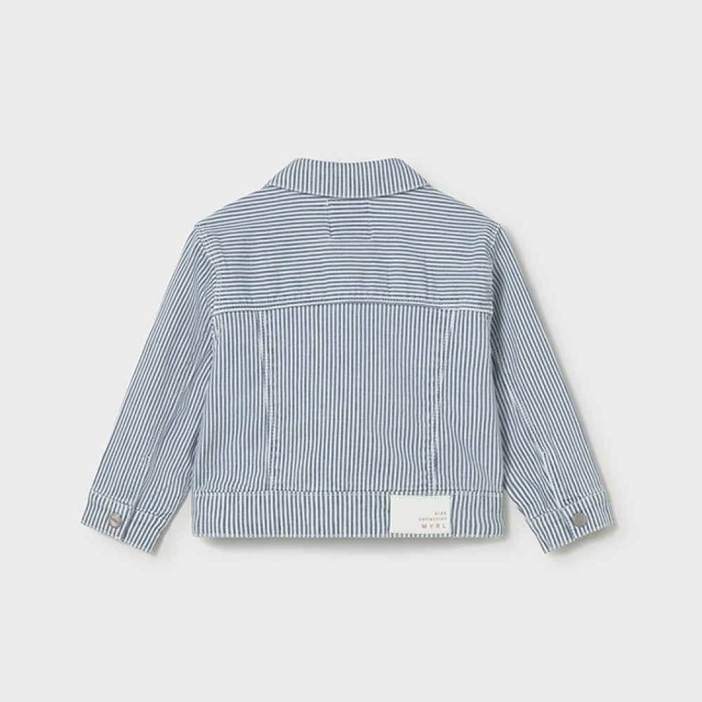 Mayoral Yazlık Kız Bebek Denim Ceket Mavi