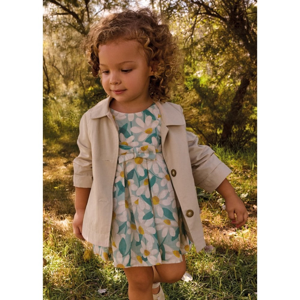 Mayoral Yazlık Kız Bebek Yağmurluk Bej