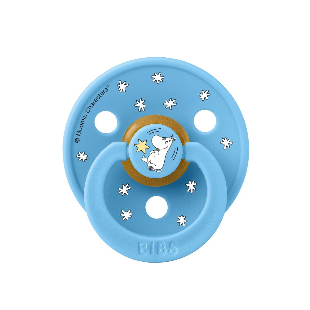 Bibs x Moomin Colour Good Night Breeze Kauçuk Emzik 6-18 Ay Mavi