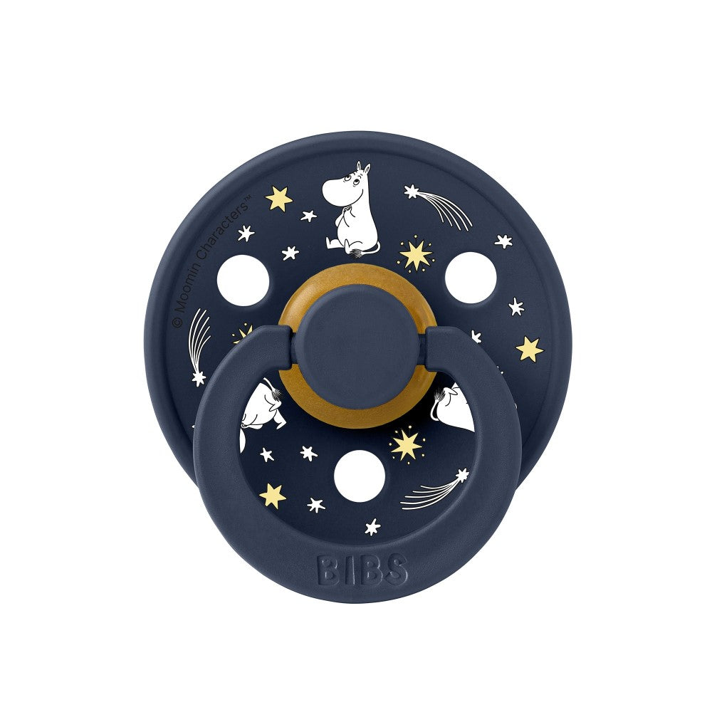 Bibs x Moomin Colour Good Night Friends Deep Space Kauçuk Emzik 6-18 Ay Lacivert