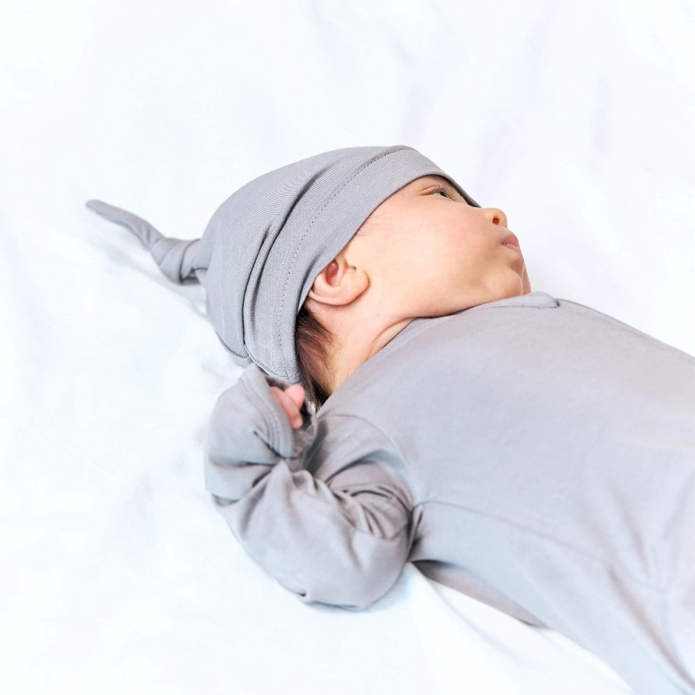 Bebesense Bambu Ayaklı Tulum Gri