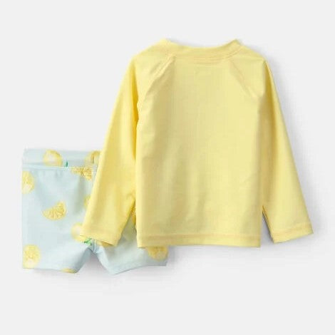 Carter's Erkek Bebek Güneş Koruyucu Mayo Set Sarı