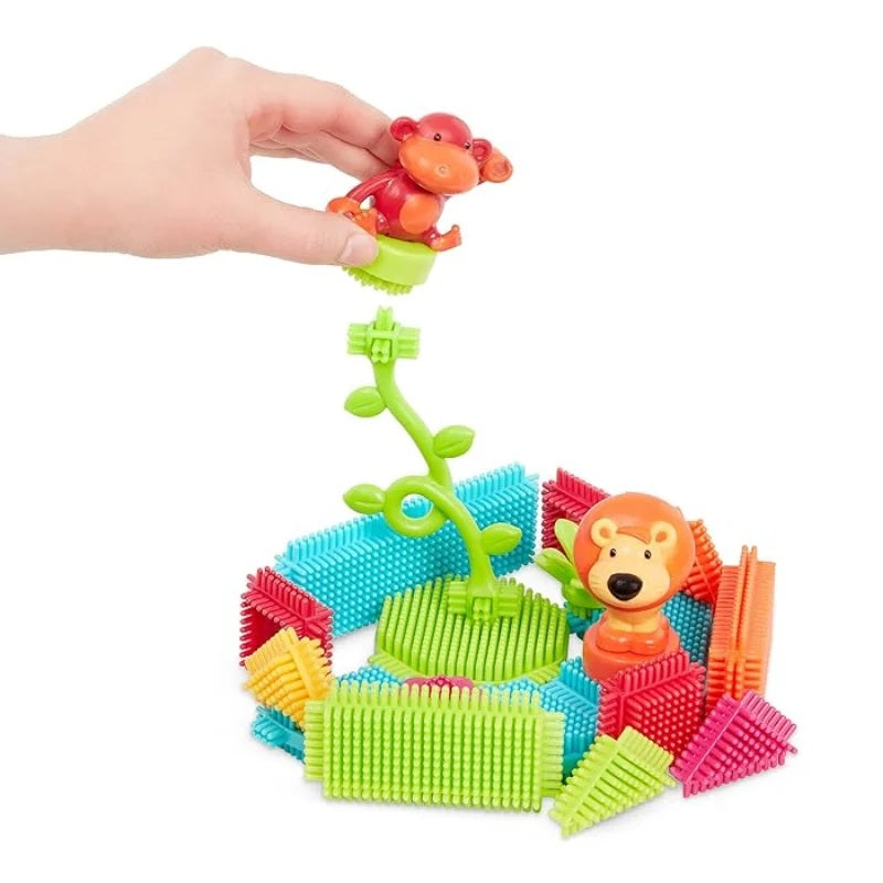 Bristle Blocks Yapı Oyuncakları - Orman - 54 Parça 2 Yaş+ - Eğitici Oyuncak - Görsel 3