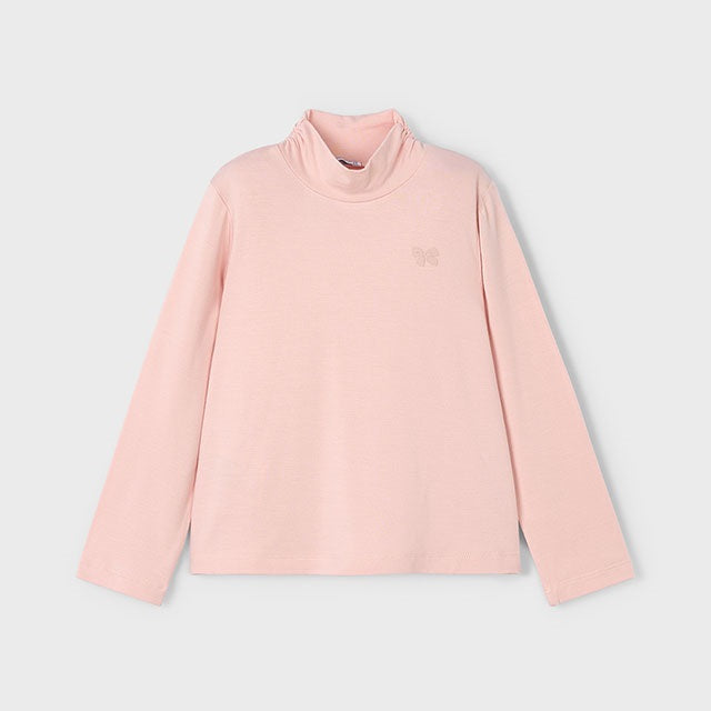Mayoral Kışlık Kız Basic Yarım Balıkçı Viskos Bluz Pembe