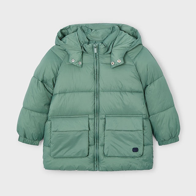 Mayoral Kışlık Erkek Basic Anorak Mont Yeşil