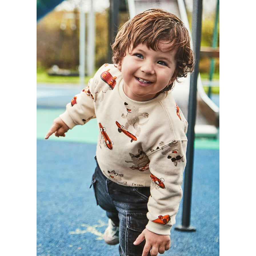 Mayoral Kışlık Erkek Bebek Sweatshirt Bej