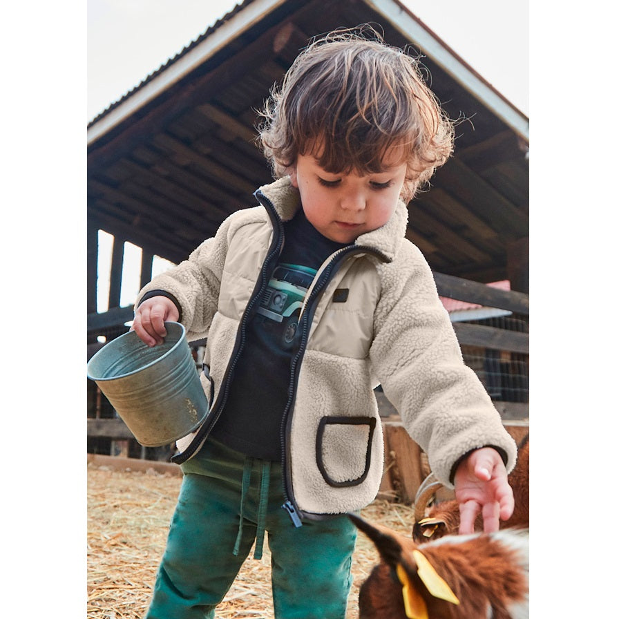 Mayoral Kışlık Erkek Bebek Kürk Ceket Bej