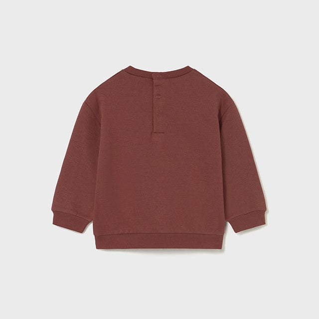Mayoral Kışlık Kız Bebek Sweatshirt Kahverengi