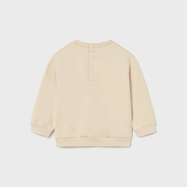 Mayoral Kışlık Kız Bebek Sweatshirt Bej