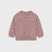 Mayoral Kışlık Kız Bebek Sweatshirt Pembe