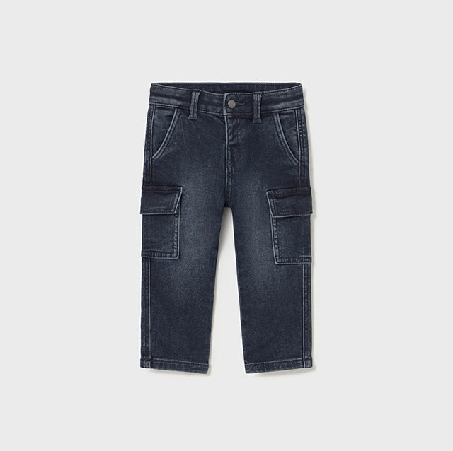 Mayoral Kışlık Erkek Bebek Denim Pantolon Lacivert