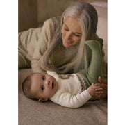 Mayoral Kışlık Erkek Bebek Örme Bluz Patikli Pantolon Tulum Set Yeşil