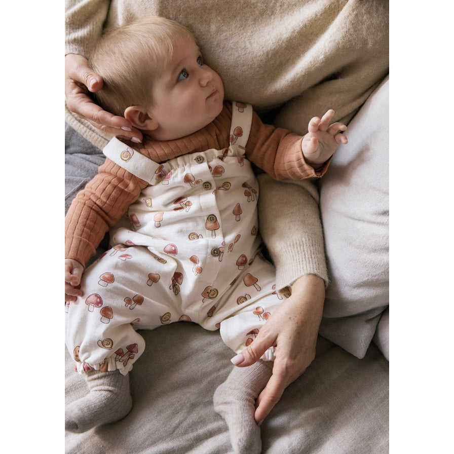 Mayoral Kışlık Kız Bebek Bluz Tulum Set Turuncu