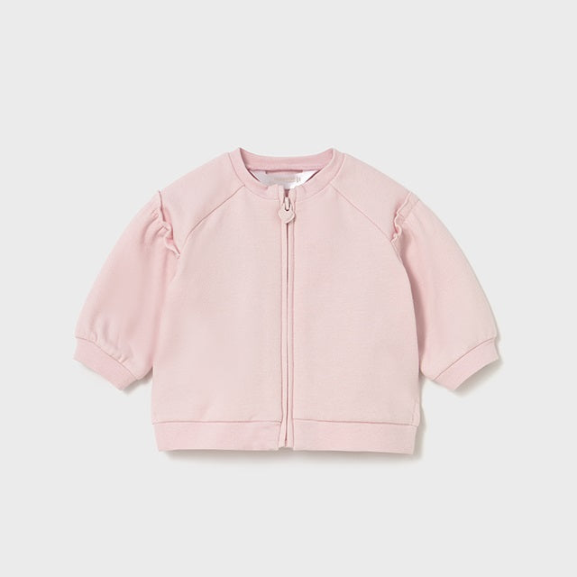 Mayoral Kışlık Kız Bebek Ceket Bluz Eşofman Set Pembe