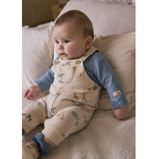Mayoral Kışlık Erkek Bebek Bluz Tulum Set Mavi