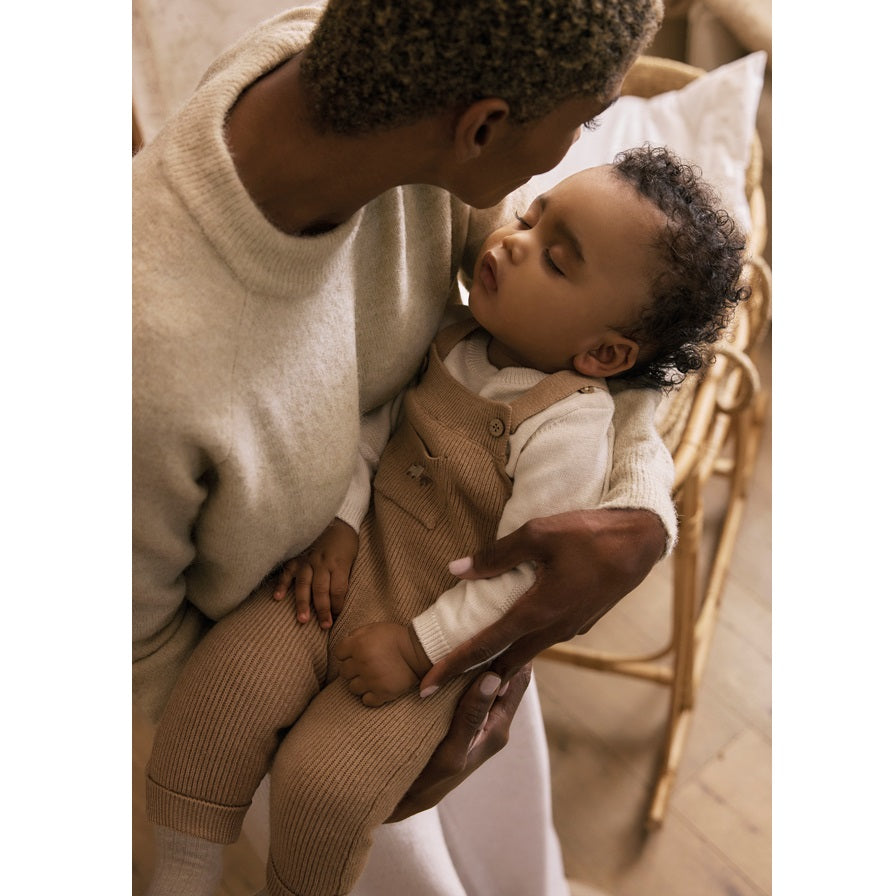 Mayoral Kışlık Erkek Bebek Örme Bluz Tulum Set Kahverengi