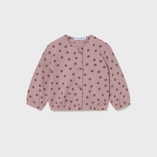 Mayoral Kışlık Kız Bebek Bluz Ceket Eşofman Set Pembe