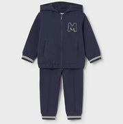 Mayoral Kışlık Erkek Bebek Ceket Eşofman İkili Set Koyu Mavi