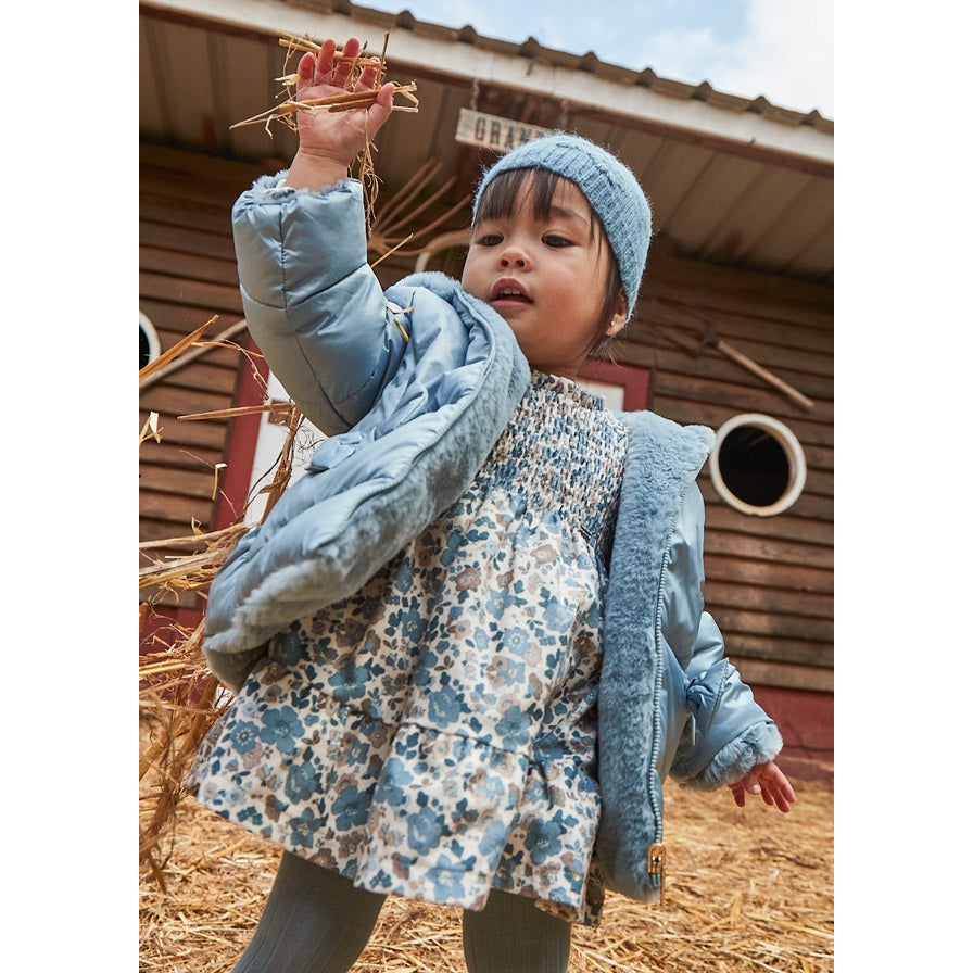 Mayoral Kışlık Kız Bebek Elbise Mavi