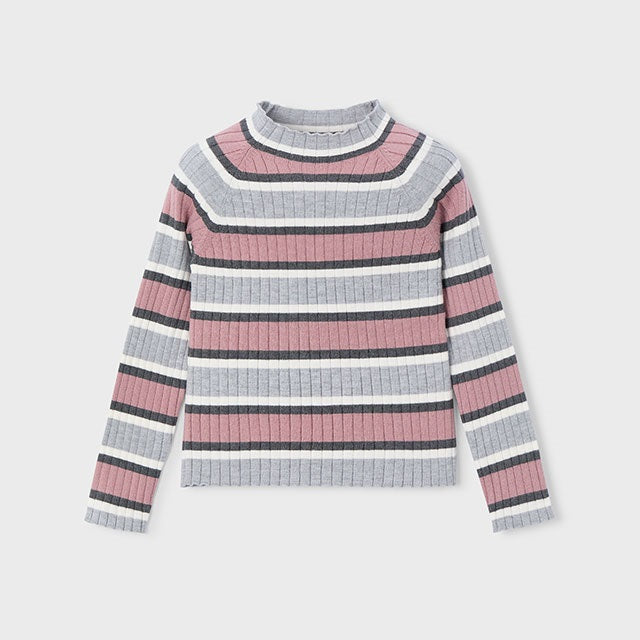 Mayoral Kışlık Kız Yarım Balıkçı Kazak Gri