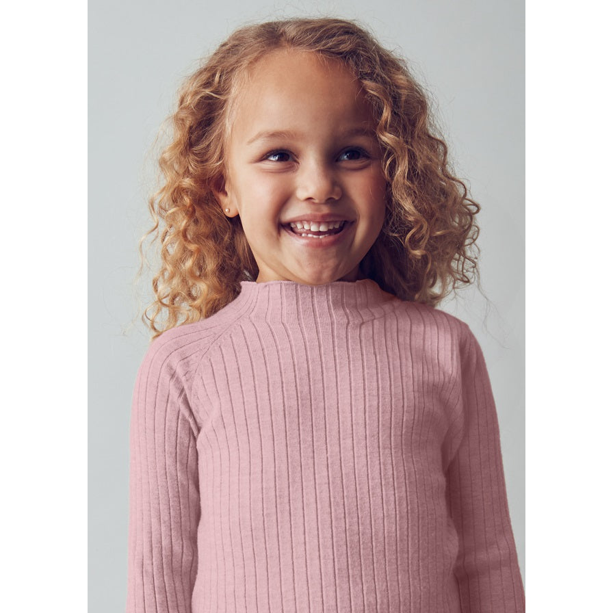 Mayoral Kışlık Kız Yarım Balıkçı Kazak Pembe