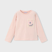 Mayoral Kışlık Kız Uzun Kol T-shirt Pembe