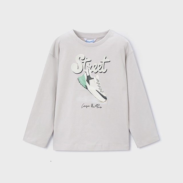 Mayoral Kışlık Erkek Uzun Kol T-shirt Gri