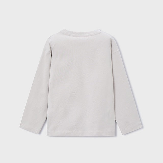 Mayoral Kışlık Erkek Uzun Kol T-shirt Gri
