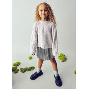 Mayoral Kışlık Kız Örme Kazak Gri